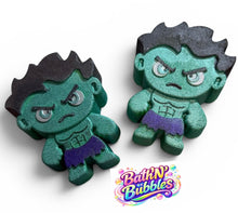 Load image into Gallery viewer, Superhero Bath Bomb with a Keyring Toy