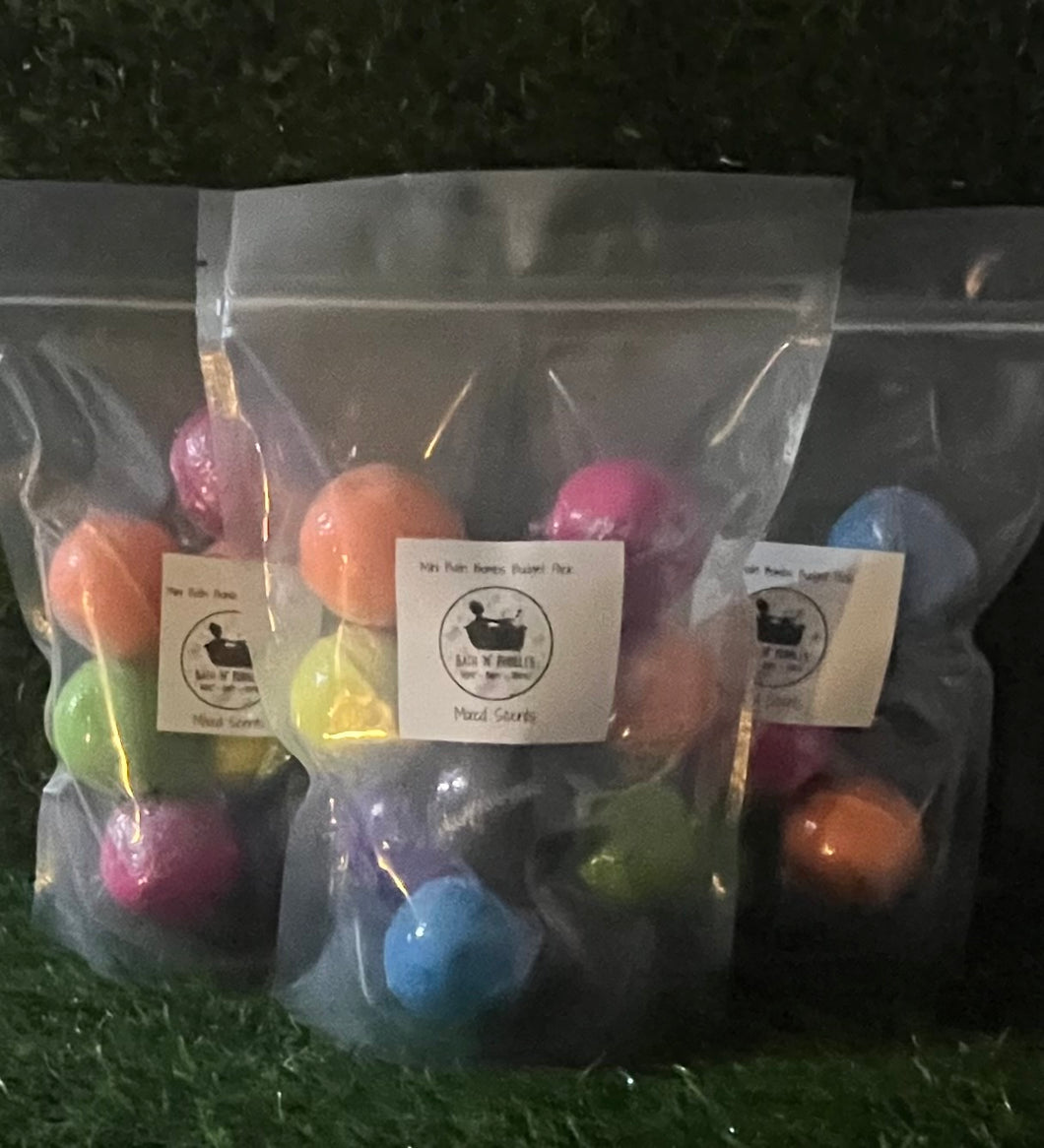 Mini Bath Bomb Budget Packs of 10 (Round)