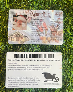 Santa’s Drivers License