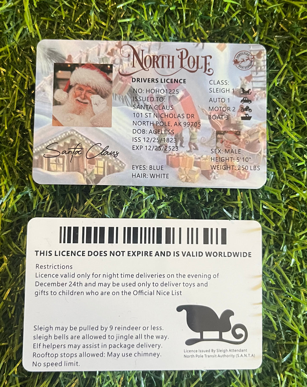 Santa’s Drivers License
