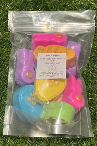 Easter Shape Toddler Bath Bombs Set of  10 Mixed