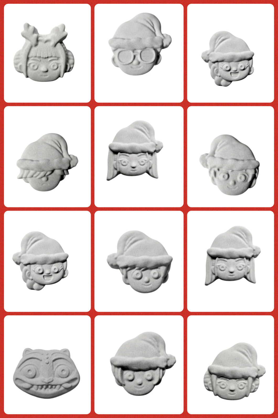Kpop Mini Bath Bomb 12 Days of Christmas Advent Boxes