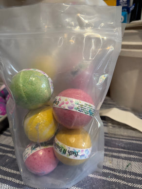 5 pack #3 bath bombs
