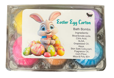 Easter Egg Cartons Plus a FREE BENNY THE BUNNY BATH BOMB