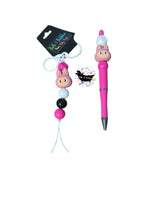 Load image into Gallery viewer, Labubu Keyrings &amp; Charm pens