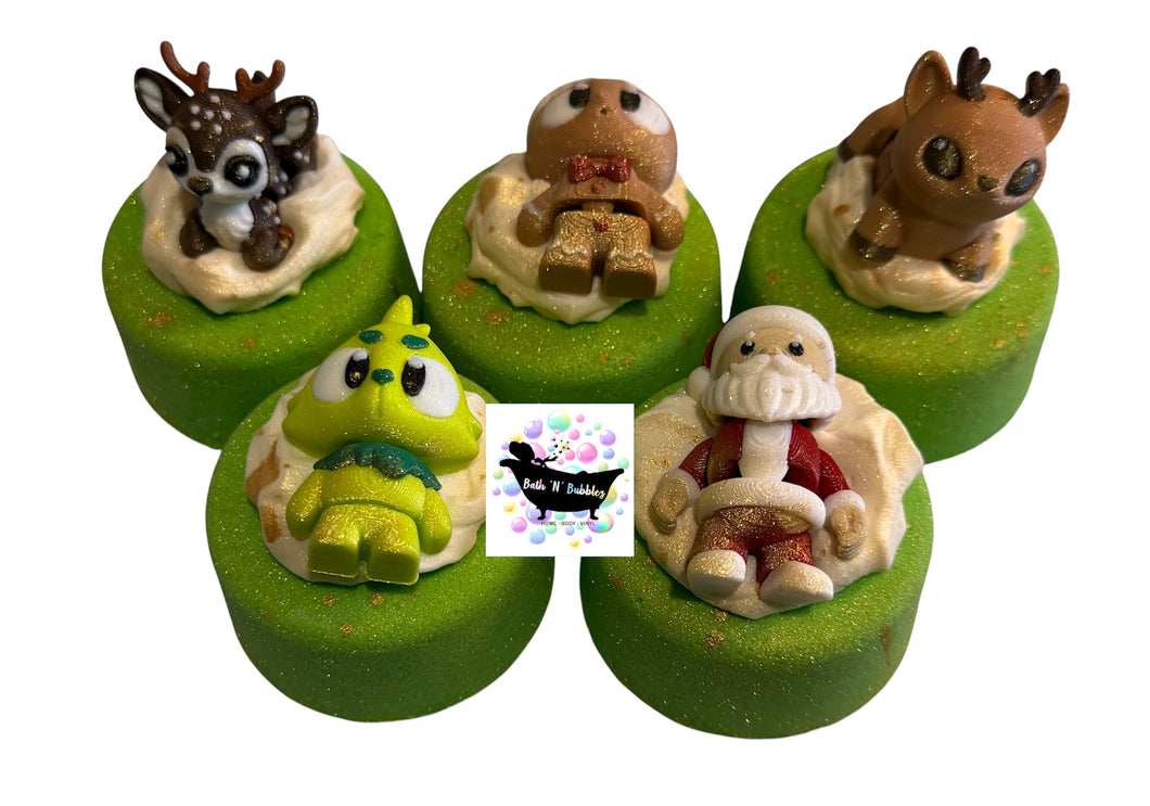 Christmas 3D Toy Bath Bombs