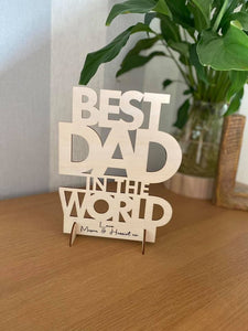 Best Dad in the World Stand