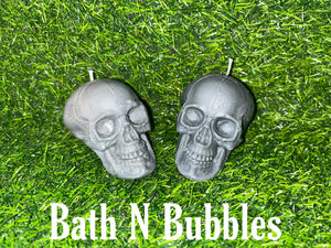 Unscented Skull Candles