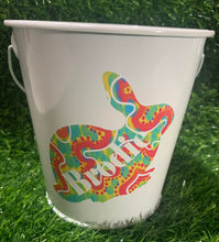 Load image into Gallery viewer, Easter White Buckets With Indigenous Design Vinyls