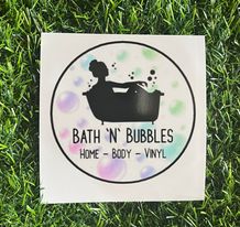 Bath N Bubbles Car Stickers