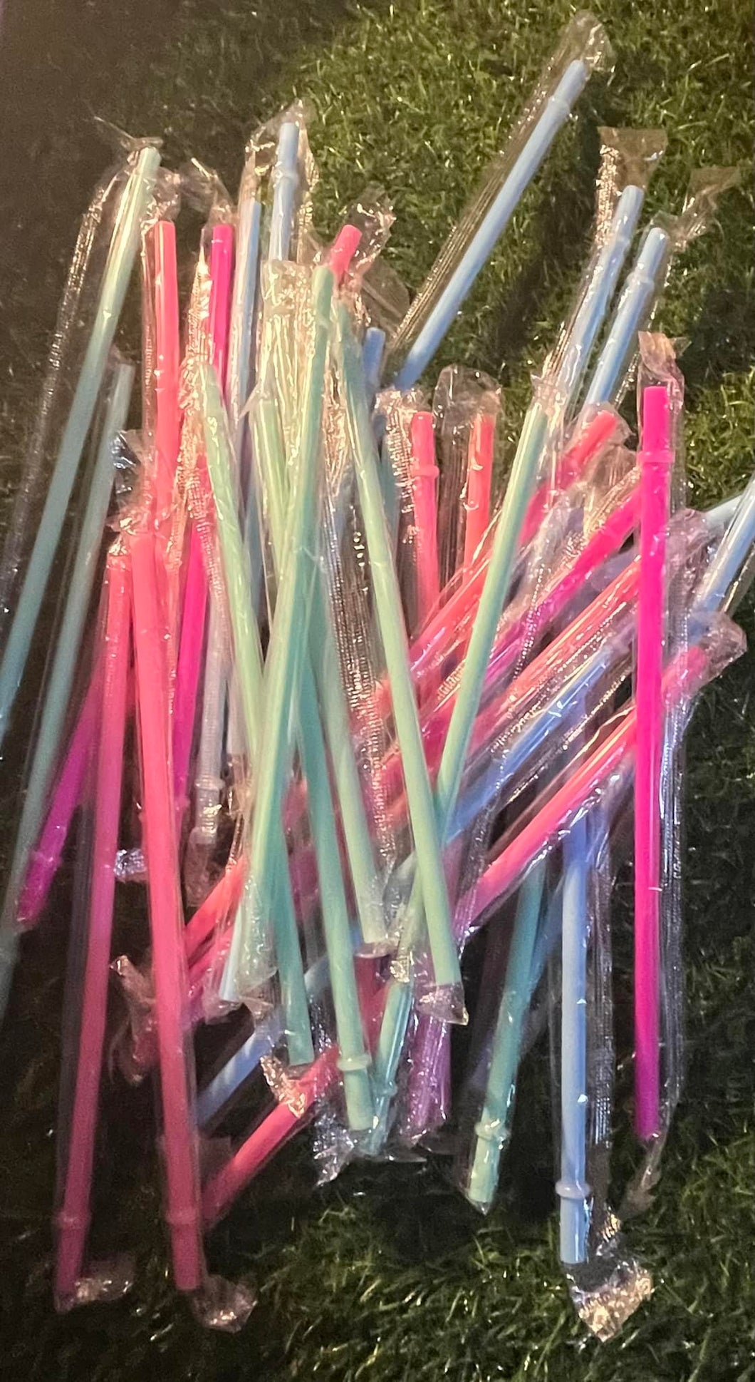 Hard Plastic Reusable Straws
