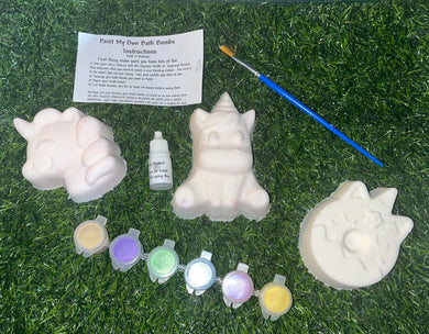 Unicorn 🦄   Paint My Own Bath Bombs Set