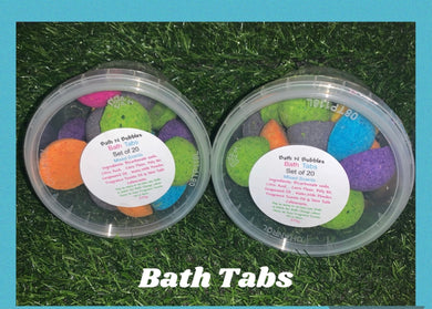 Bath Tabs Set of 20