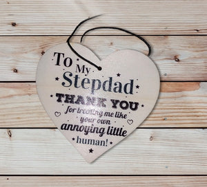 Stepdad Heart  Hanger