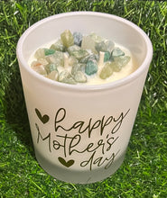 Load image into Gallery viewer, Mother&#39;s Day Crystal Infused Candles Large