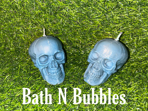 Unscented Skull Candles