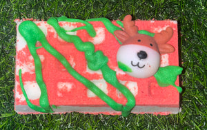 Christmas Waffle Squishie bath bomb