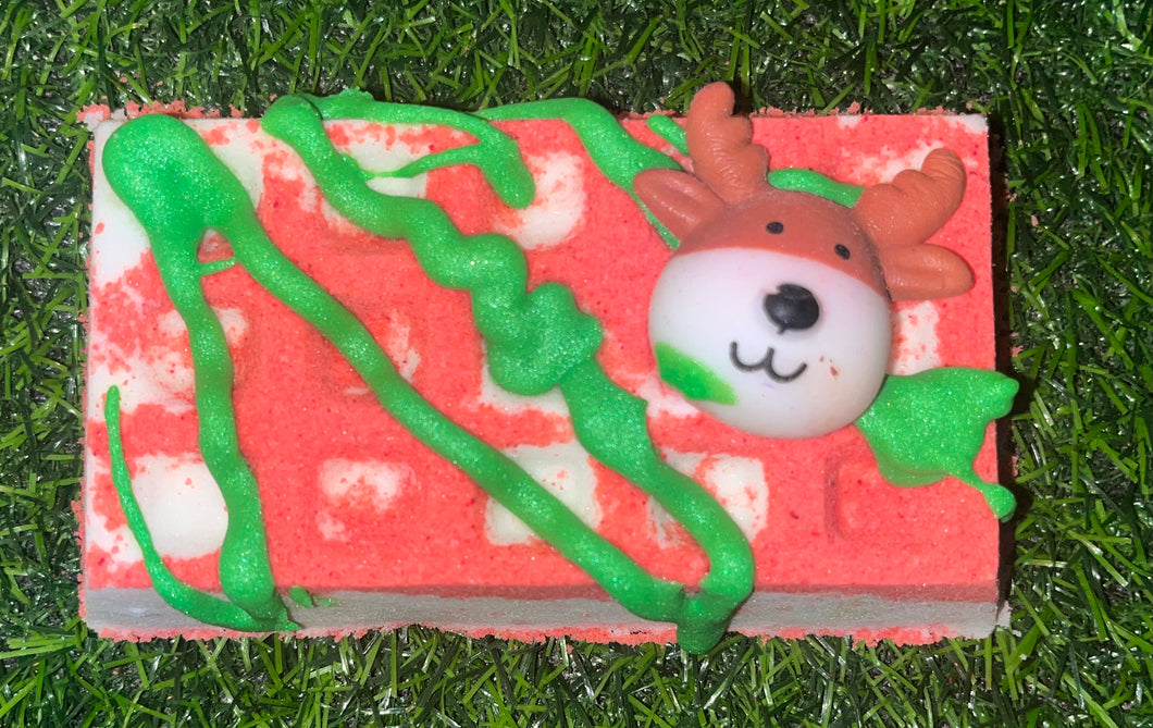 Christmas Waffle Squishie bath bomb