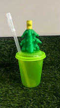 Load image into Gallery viewer, Christmas Cups / Bottles with straws PRE ORDERS