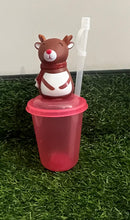 Load image into Gallery viewer, Christmas Cups / Bottles with straws PRE ORDERS